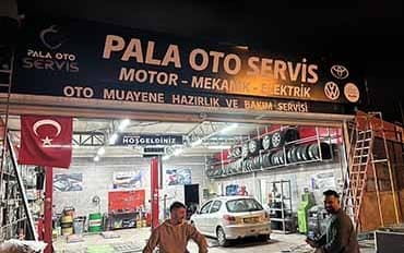 Pala Oto Servis Tabelası